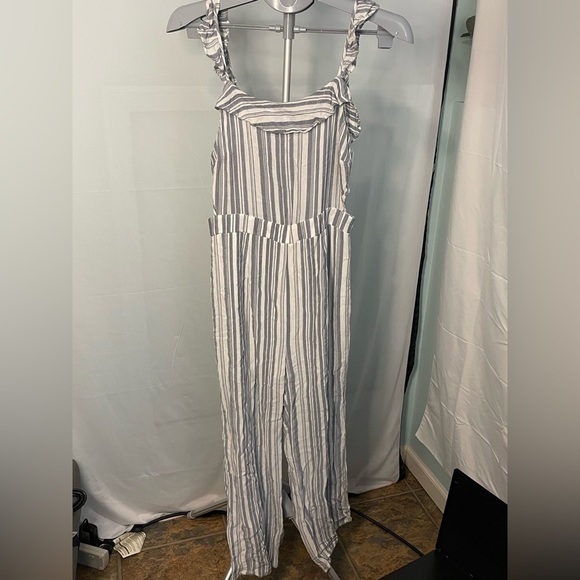 Altar'd State Pants - Altard‎ State Jumpsuit Size Large blue stripes